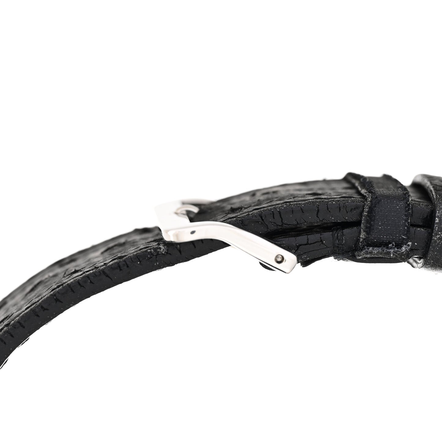 Platinum Calfskin 42mm Tribute To Polaris Automatic Watch Black 190.6.96