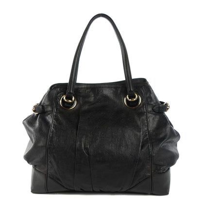 Gucci Guccissima Large Full Moon Tote Black 1 of 13