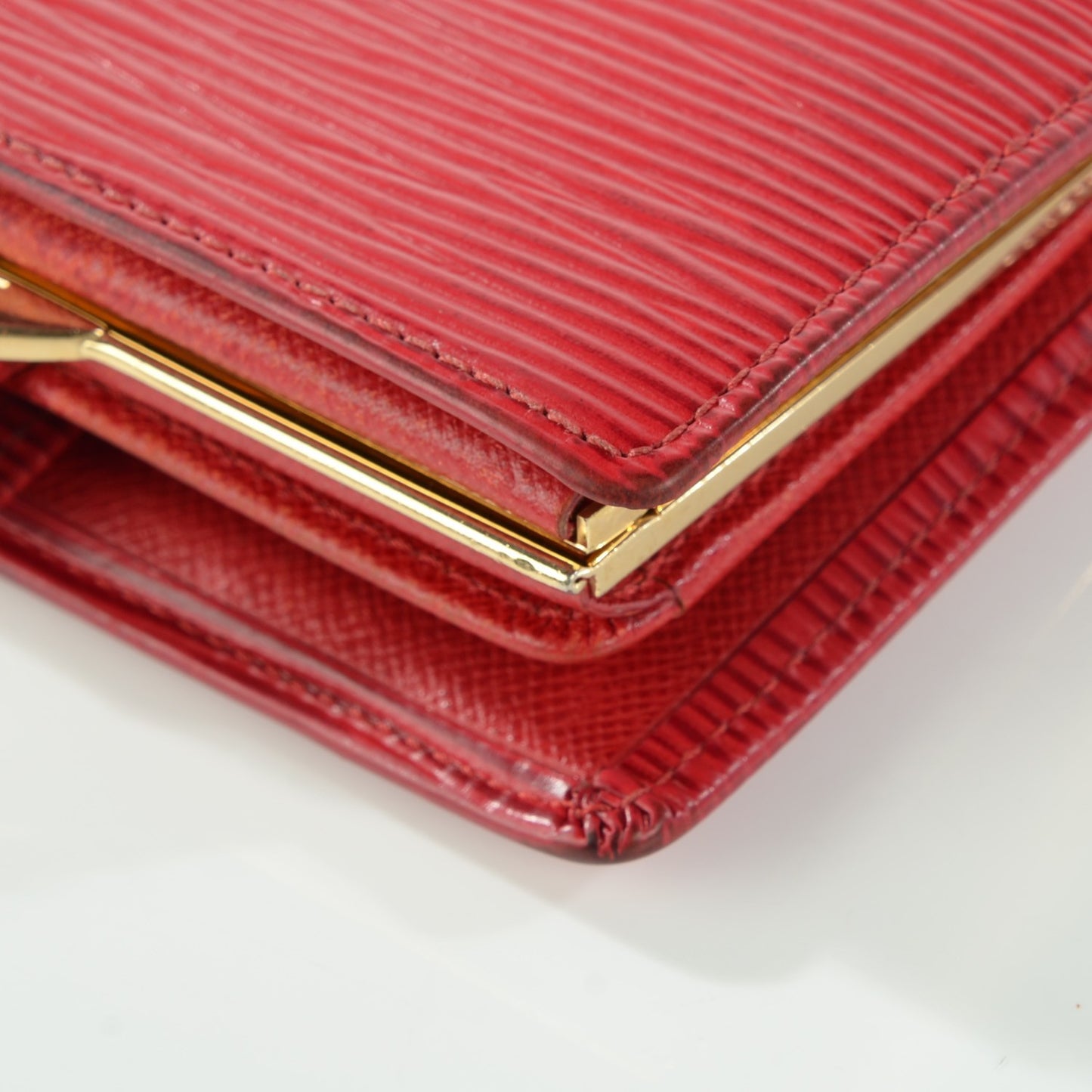 Epi French Purse Wallet Rouge