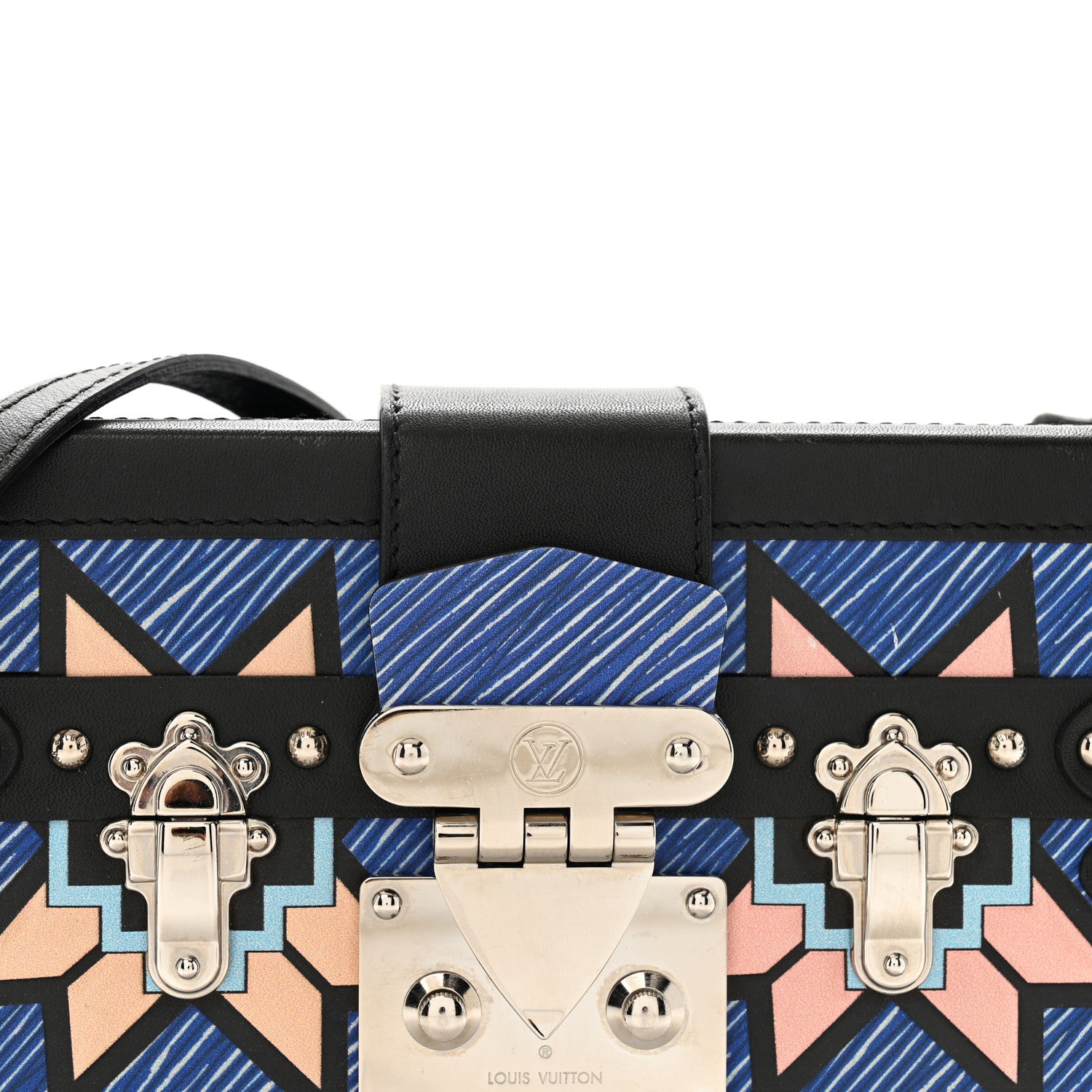 Louis Vuitton Epi Azteque Petite Malle Denim Light 8 of 16
