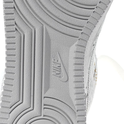 Louis Vuitton X NIKE AIR FORCE 1 Calfskin Monogram Mens Low Top Sneakers 9 White 7 of 10