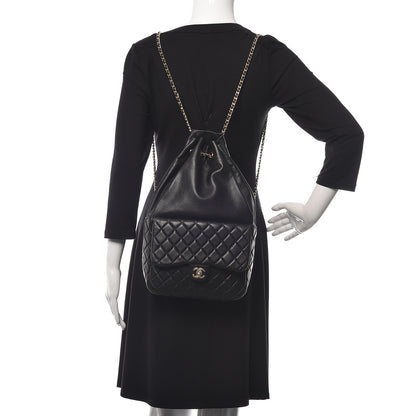 Chanel Lambskin Quilted Large In Seoul Backpack Navy 2 of 12