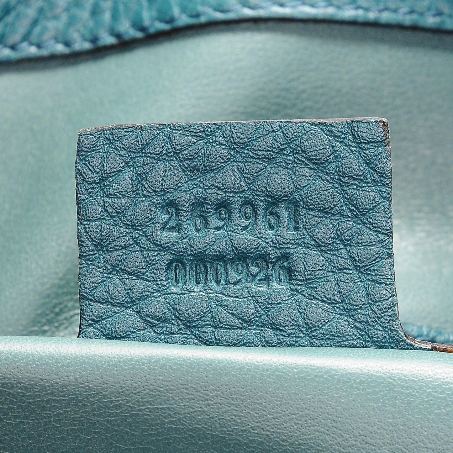Python Large Ride Top Handle Bag Teal