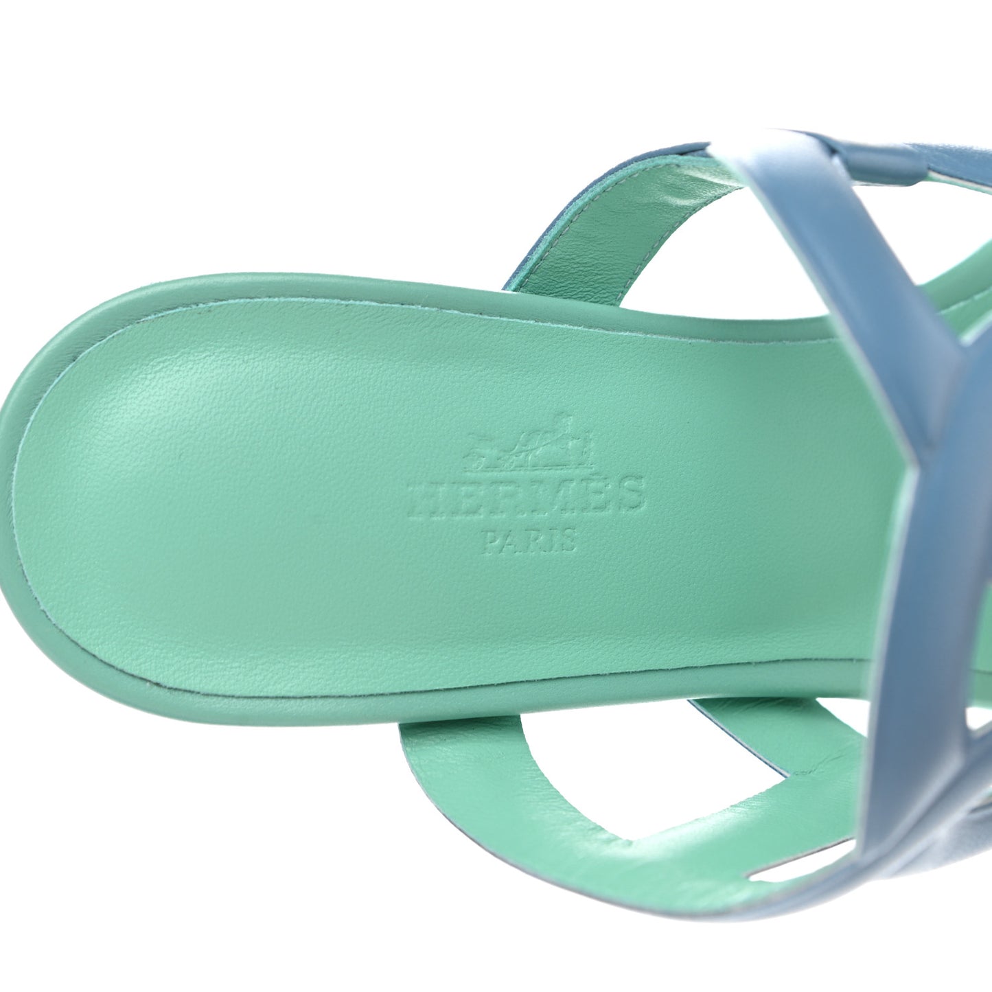Nappa Bikini Sandals 37 Multicolore Vert Absinthe