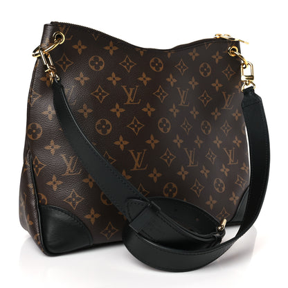 Louis Vuitton Monogram Odeon PM Black 3 of 7