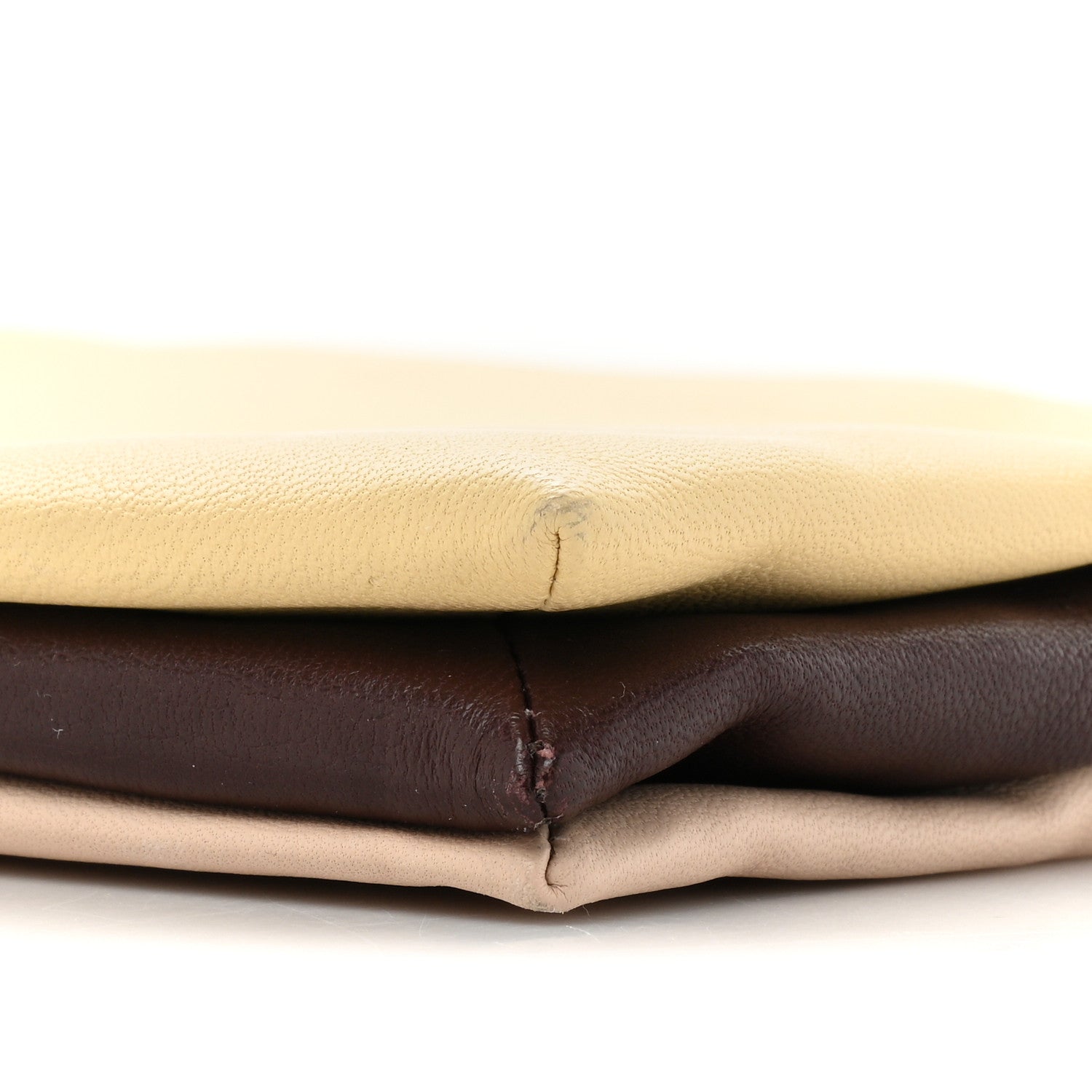 Celine Lambskin Soft Trio Zipped Bag Vanilla 9 of 17