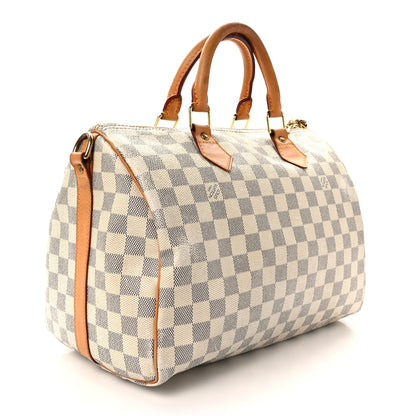 Louis Vuitton LOUIS VUITTON Damier Azur Speedy Bandouliere 30 3 of 16