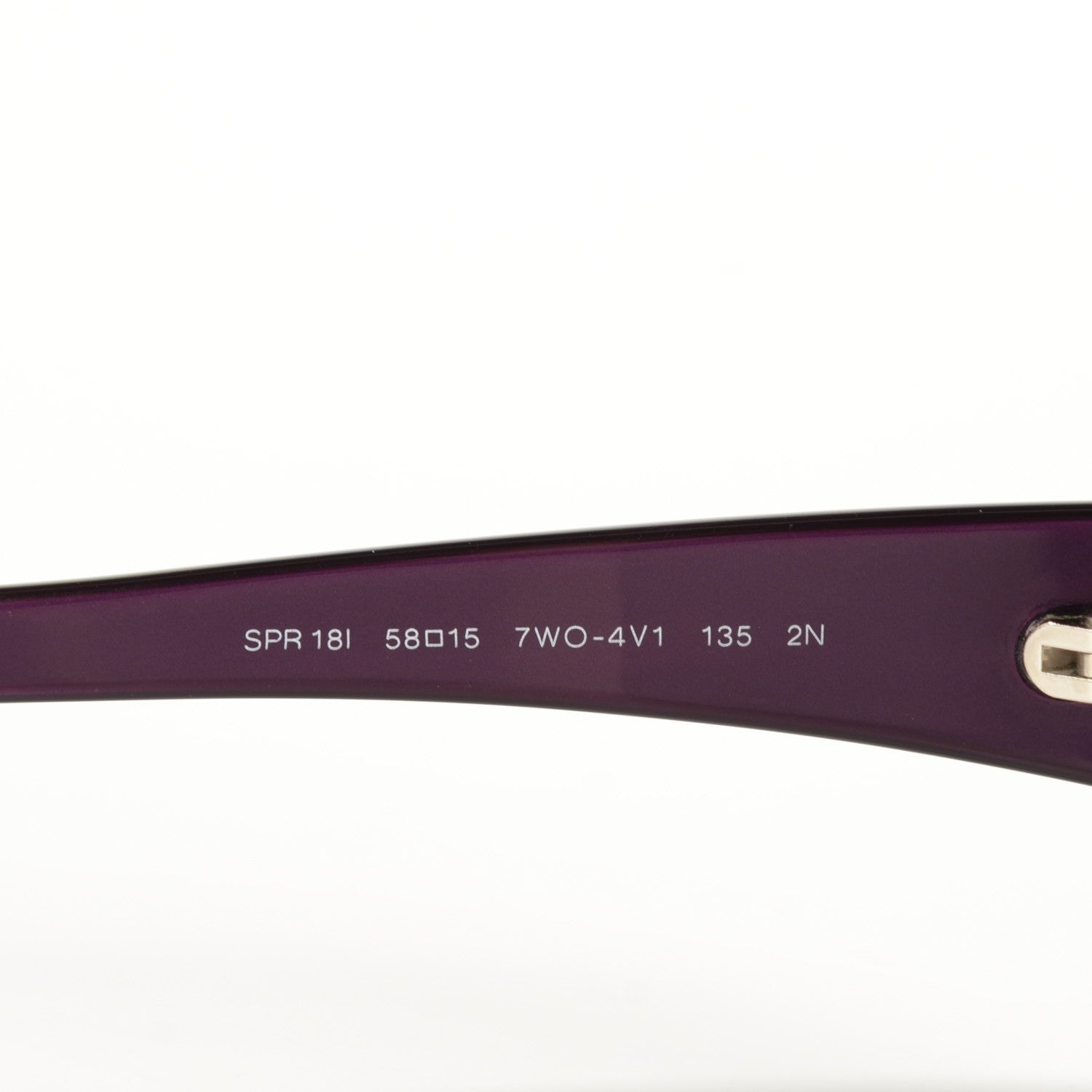 Prada Butterfly Frame Sunglasses SPR 18I Purple 4 of 6