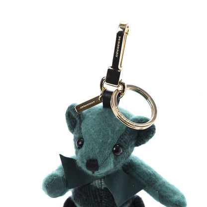 Burberry Cashmere Check Thomas Bear Bag Charm Emerald 4 of 4