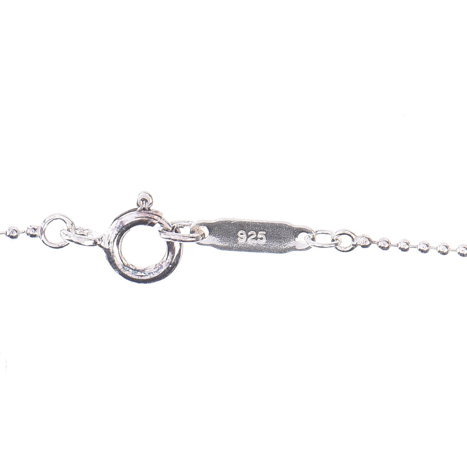 Tiffany Sterling Silver Notes Alphabet T Charm Necklace 7 of 7