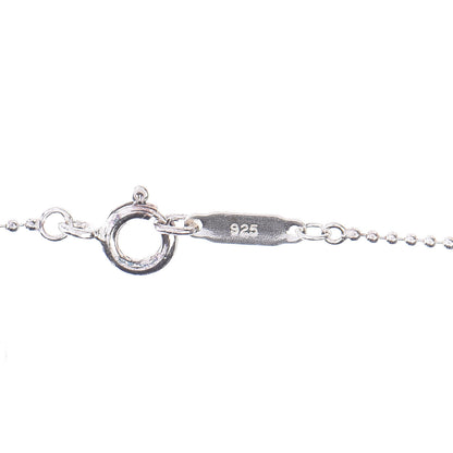 Tiffany Sterling Silver Notes Alphabet T Charm Necklace 7 of 7
