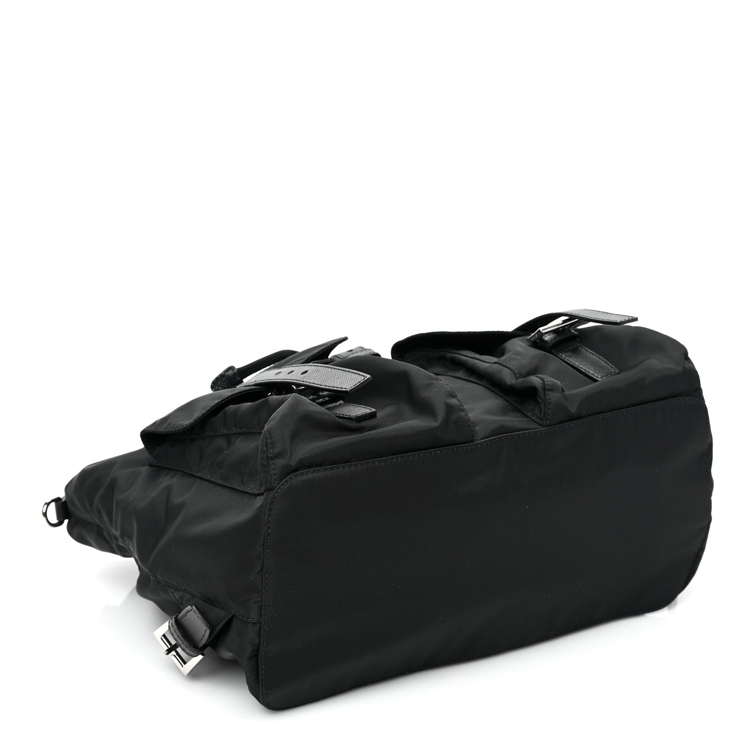Prada Re-Nylon Saffiano Medium Backpack Black 5 of 9