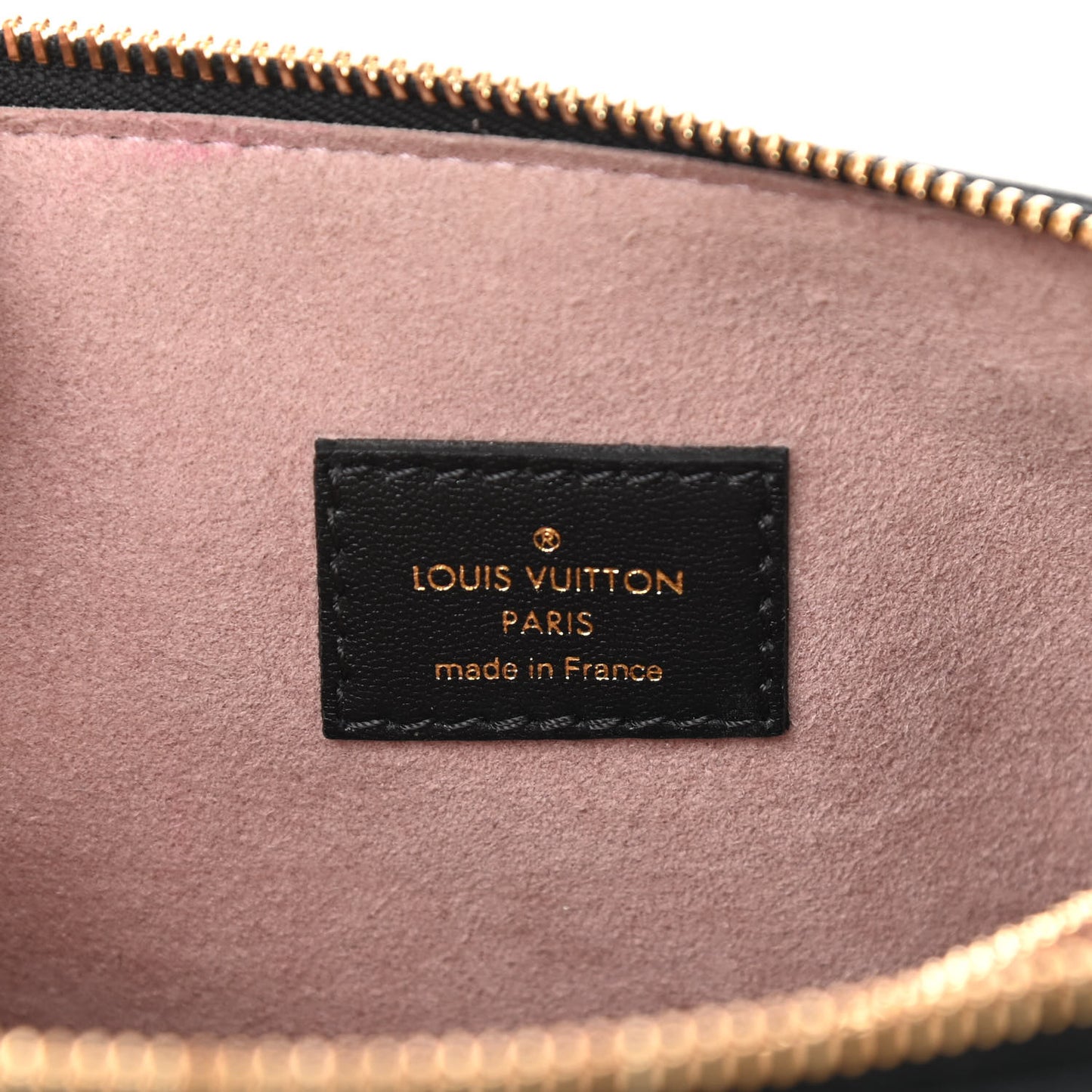 Lambskin Embossed Monogram Coussin PM Black