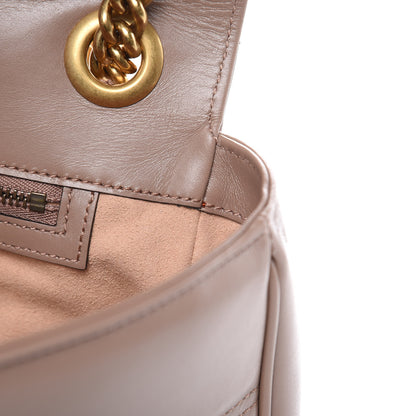 Gucci Calfskin Matelasse Medium GG Marmont Shoulder Bag Porcelain Rose 11 of 11