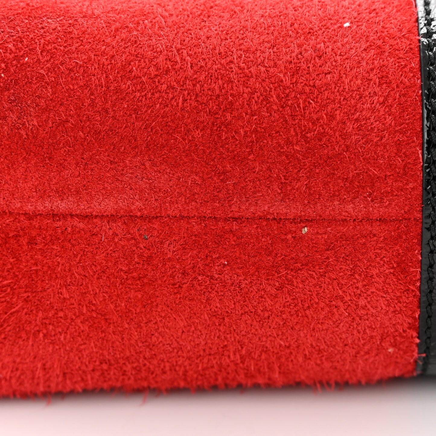 Suede Patent GG Web Medium Ophidia Top Handle Chain Hibiscus Red