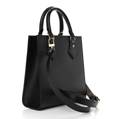 Louis Vuitton Epi Sac Plat BB Black 3 of 9