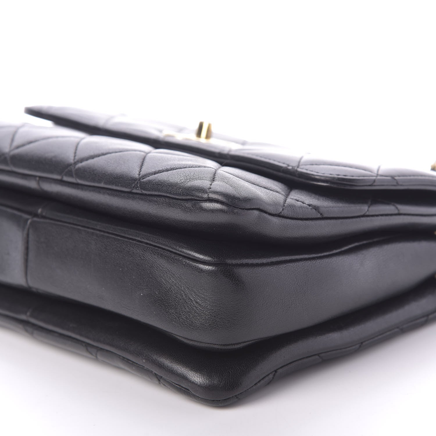 Chanel Lambskin Quilted Small Trendy CC Dual Handle Flap Bag Black 9 of 13