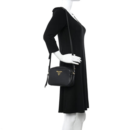 Prada Vitello Phenix Camera Bag Black 3 of 10