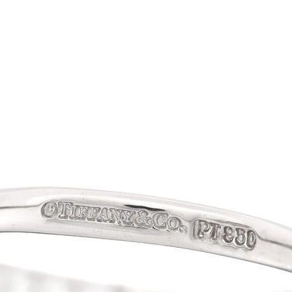 Tiffany Platinum Diamond .21ct Soleste Cushion Cut Double Halo Engagement Ring 50 5.5 4 of 4