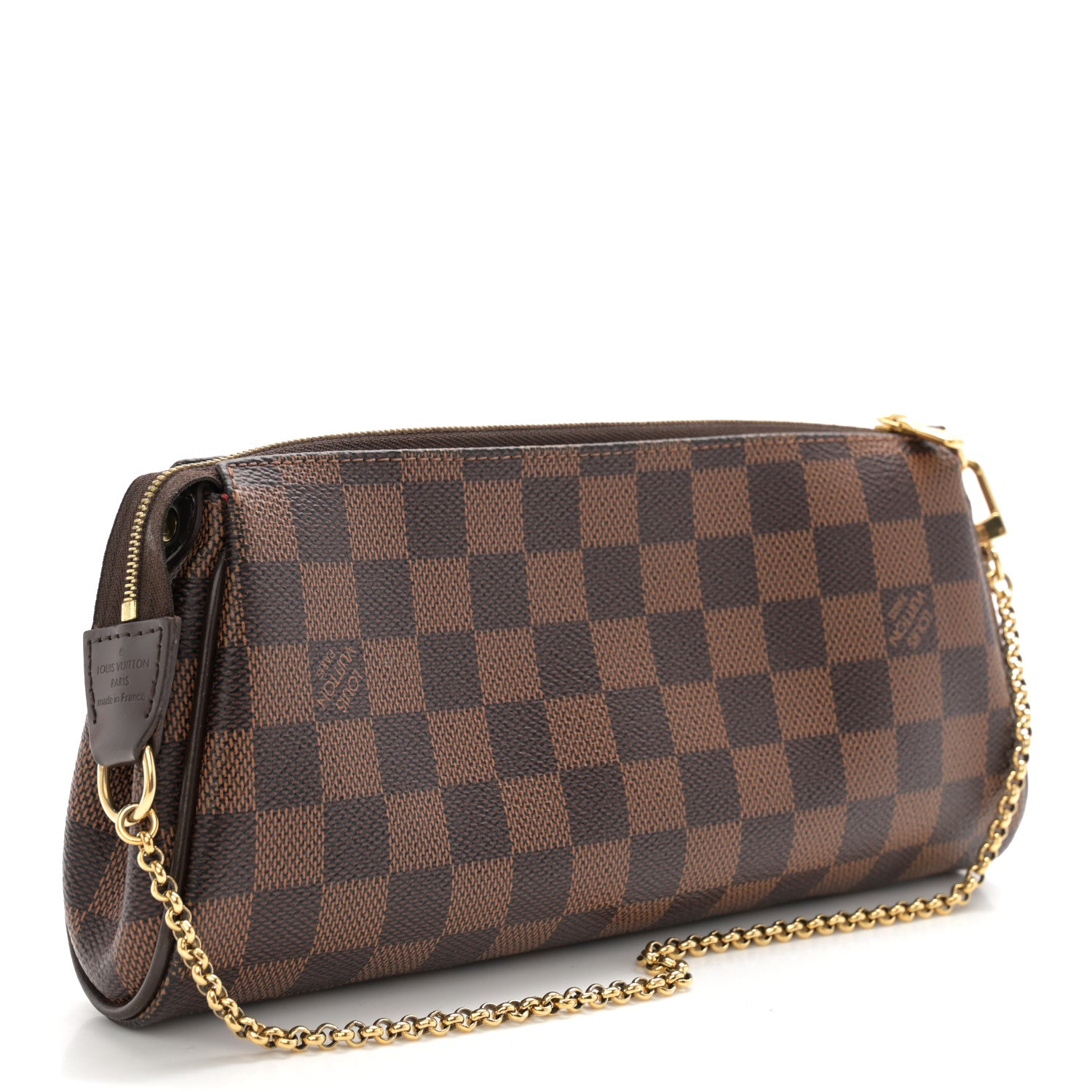Louis Vuitton Damier Ebene Eva Clutch 3 of 10