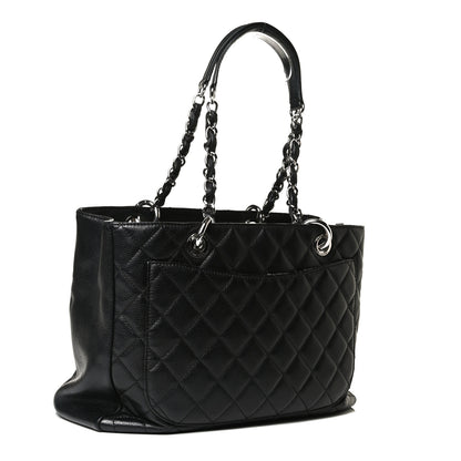 Chanel Caviar Quilted Grand Shopping Tote GST Black 3 of 16