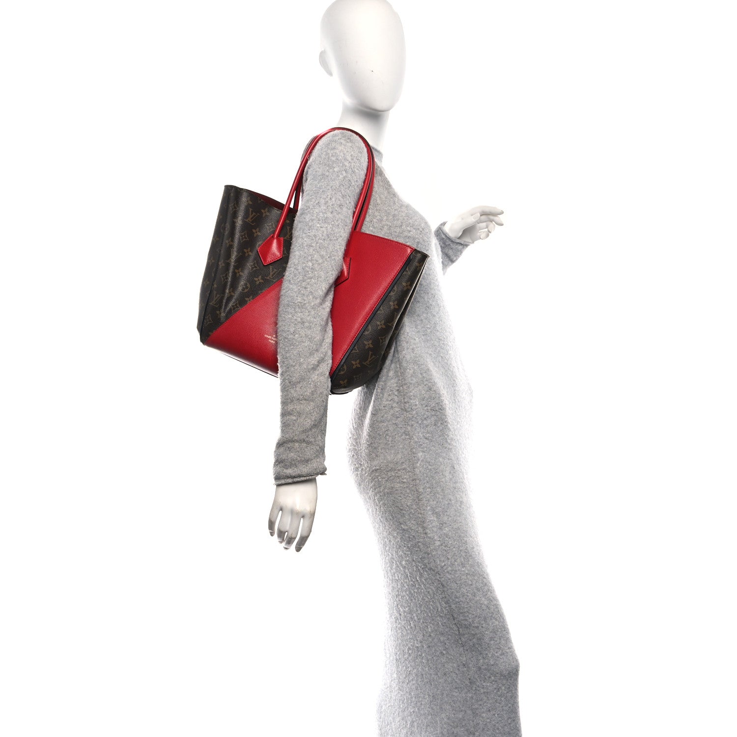 Louis Vuitton Calfskin Monogram Kimono Tote Cherry 2 of 11