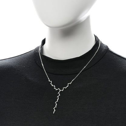 Roberto Coin 18K White Gold Diamond Y Necklace 2 of 5