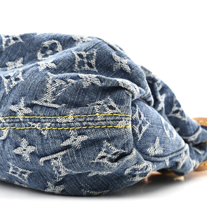 Louis Vuitton Monogram Denim Pleaty  Blue 9 of 9
