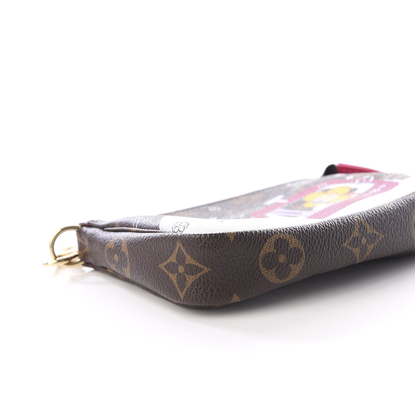 Monogram 2019 Christmas Animation Mini Courchevel Pochette Accessories Fuchsia