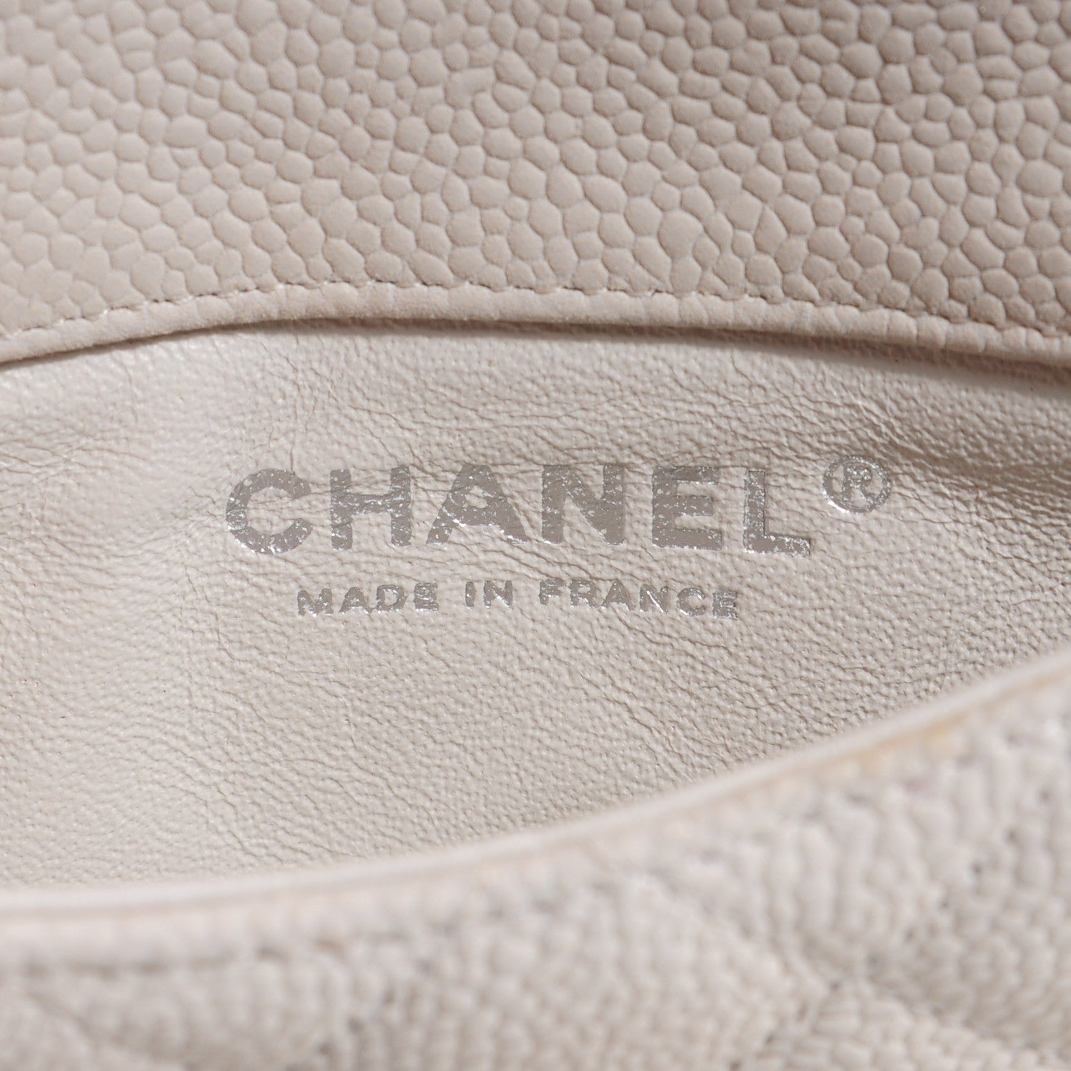 Chanel Iridescent Caviar Daily Zip Crossbody White 7 of 8