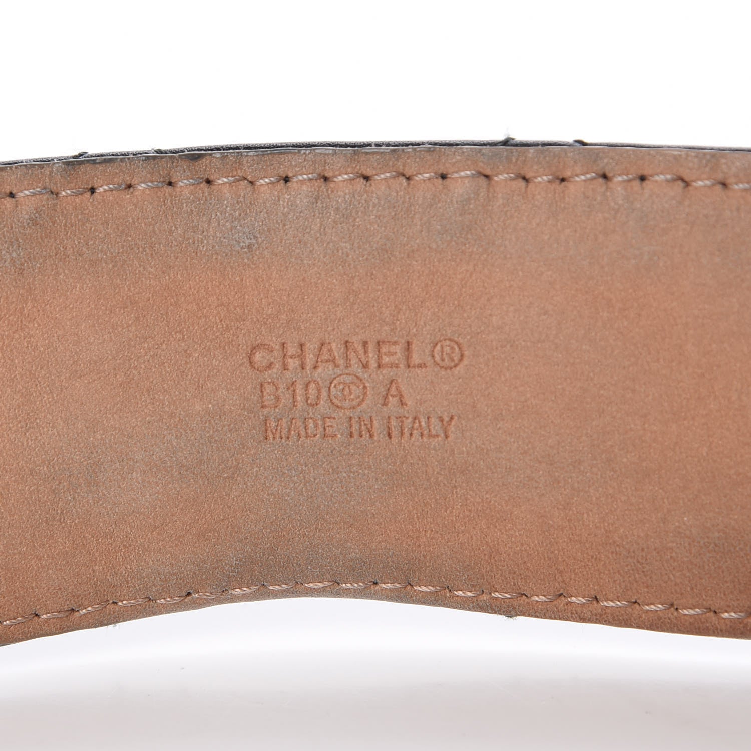 Chanel Lambskin Quilted CC Belt 85 34 Black 9 of 12