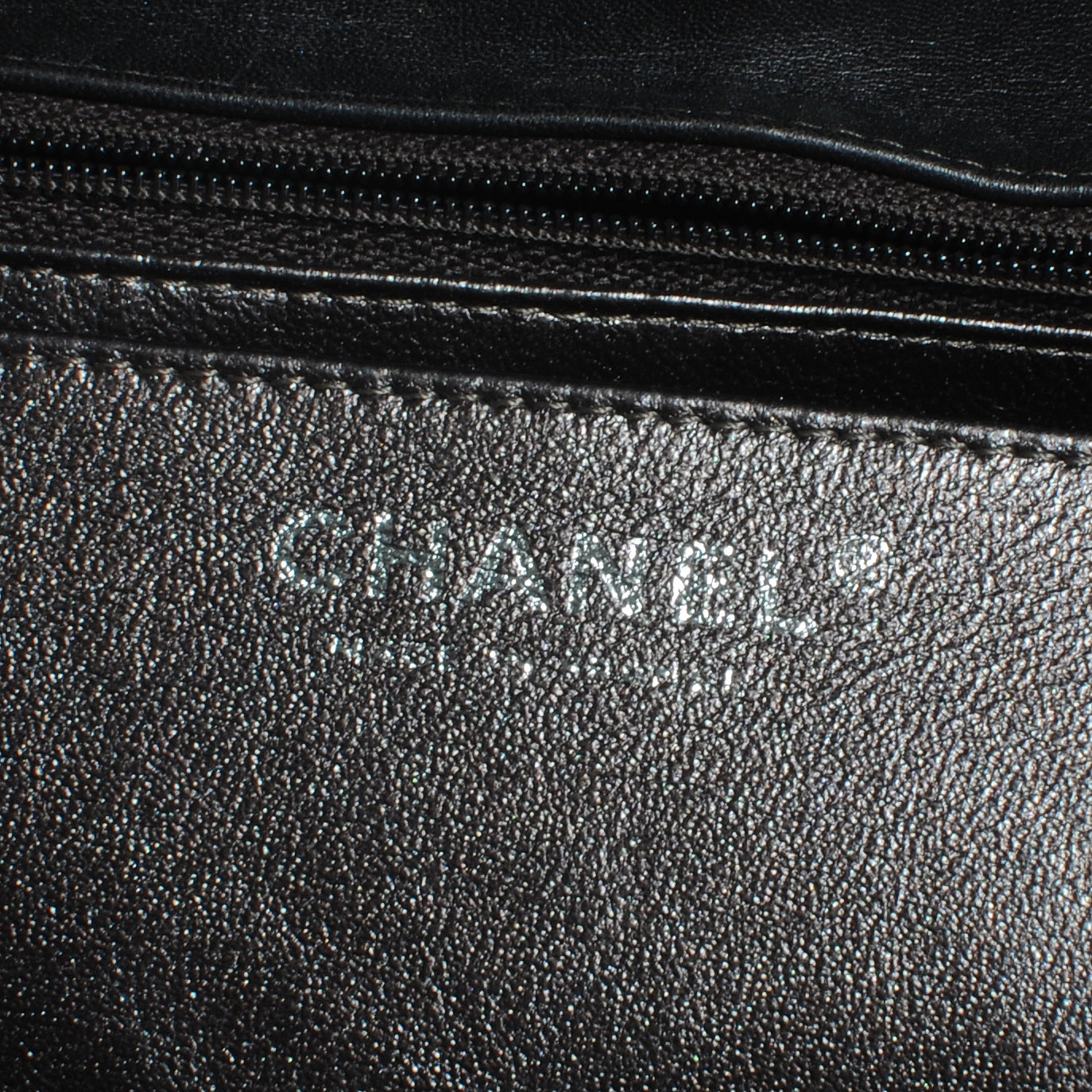 Lambskin Quilted Jumbo Single Flap Dark Metallic Grey