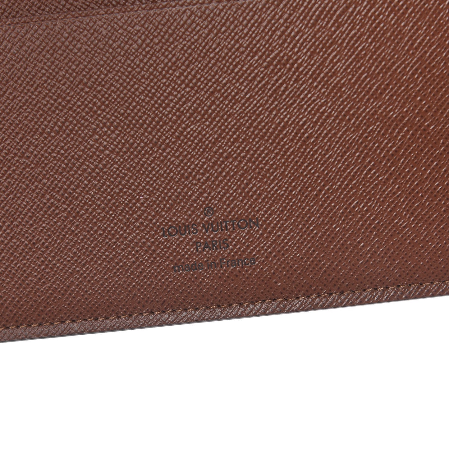 Monogram Desk Agenda Cover