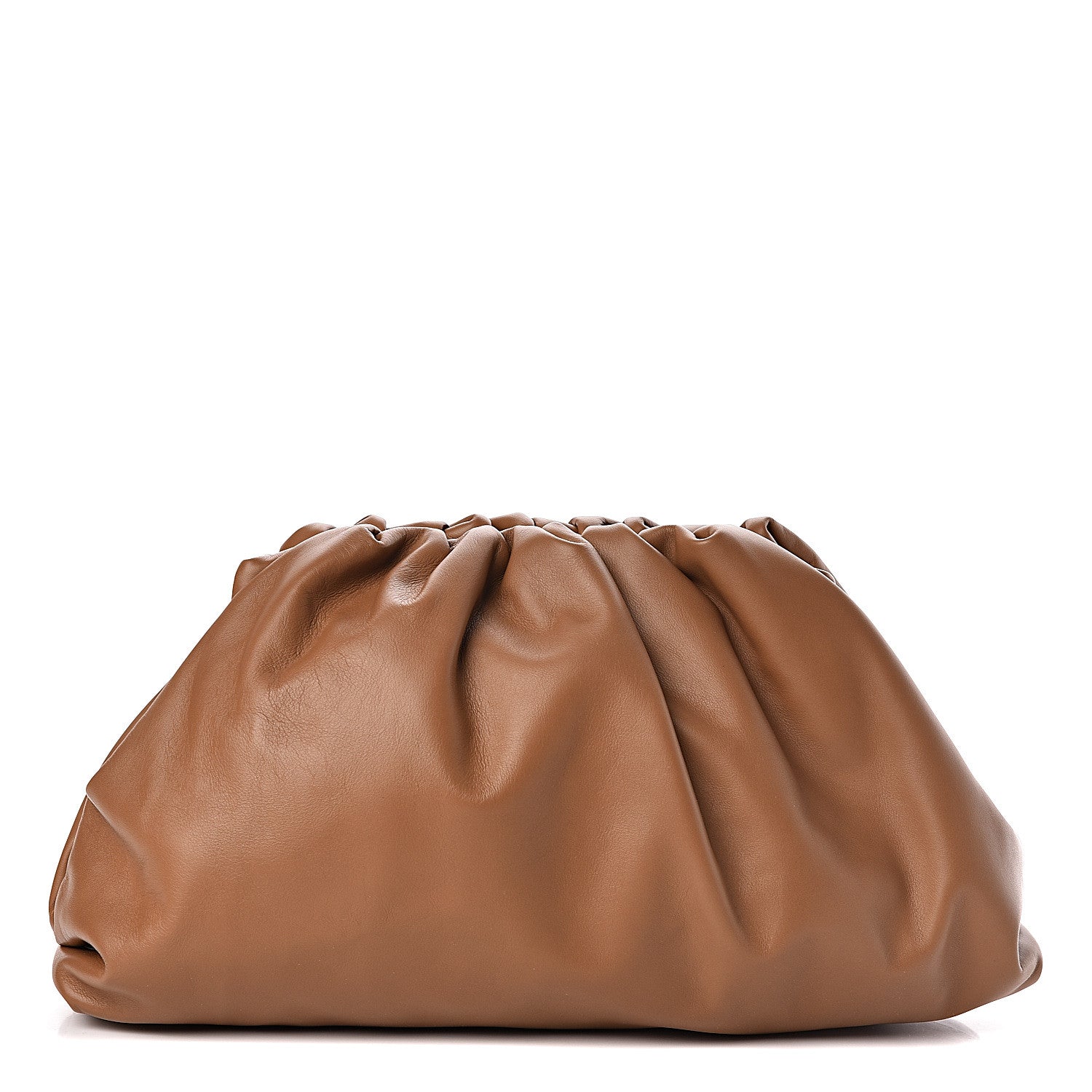 Bottega Veneta Smooth Butter Calf The Pouch Oversized Clutch Cammello 1 of 9