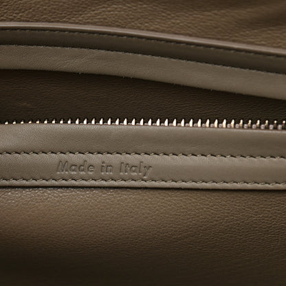 Celine Crocodile Embossed Nubuck Medium Phantom Luggage Beige 8 of 17