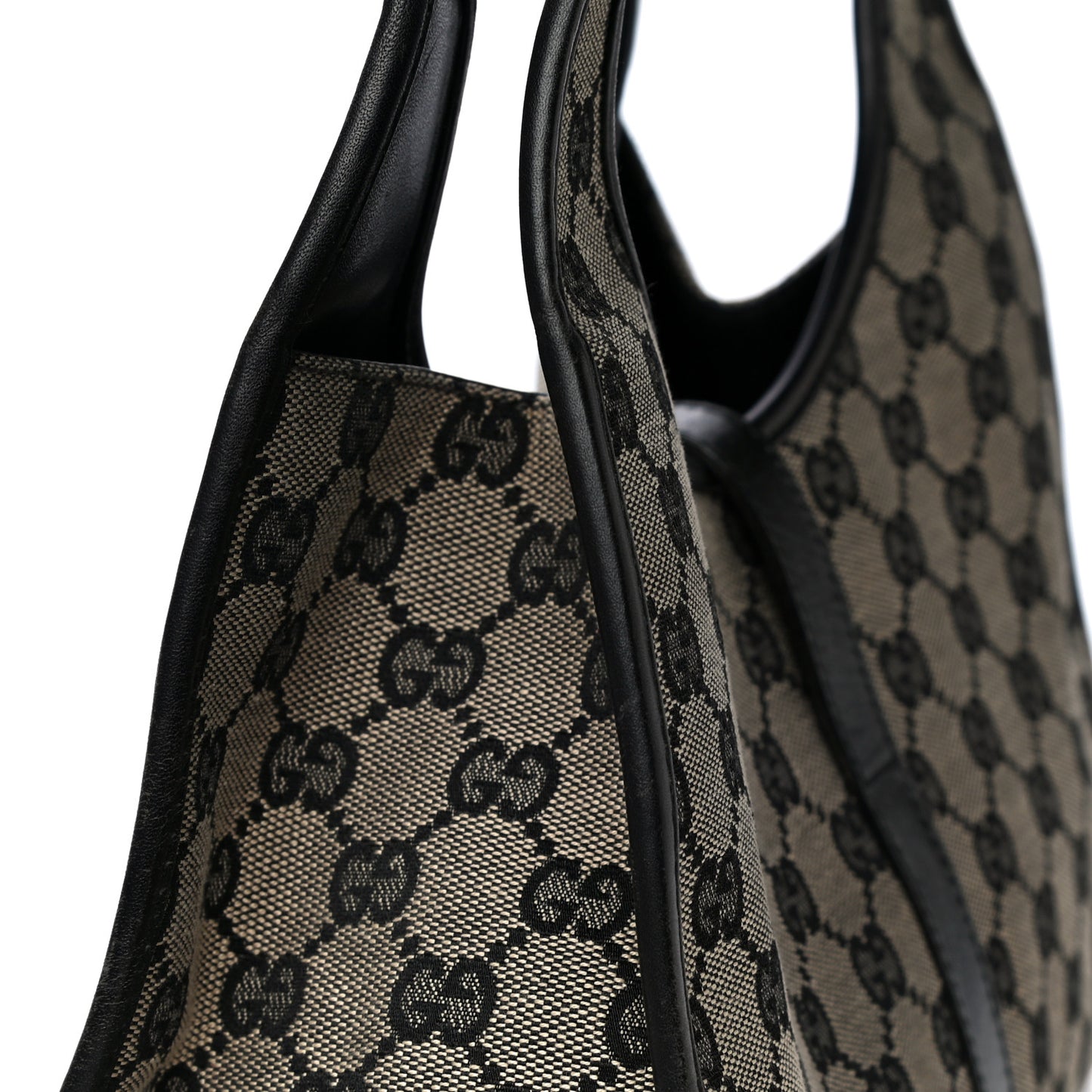 Monogram Piston Lock Shoulder Bag Black