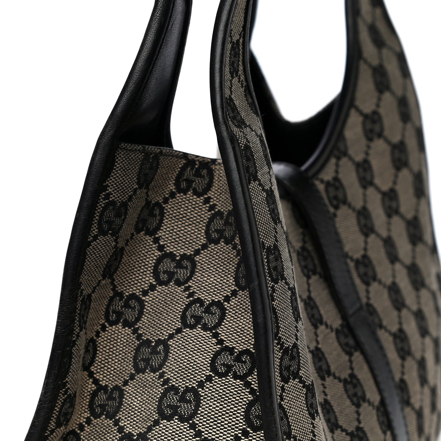 Gucci Monogram Piston Lock Shoulder Bag Black 14 of 14