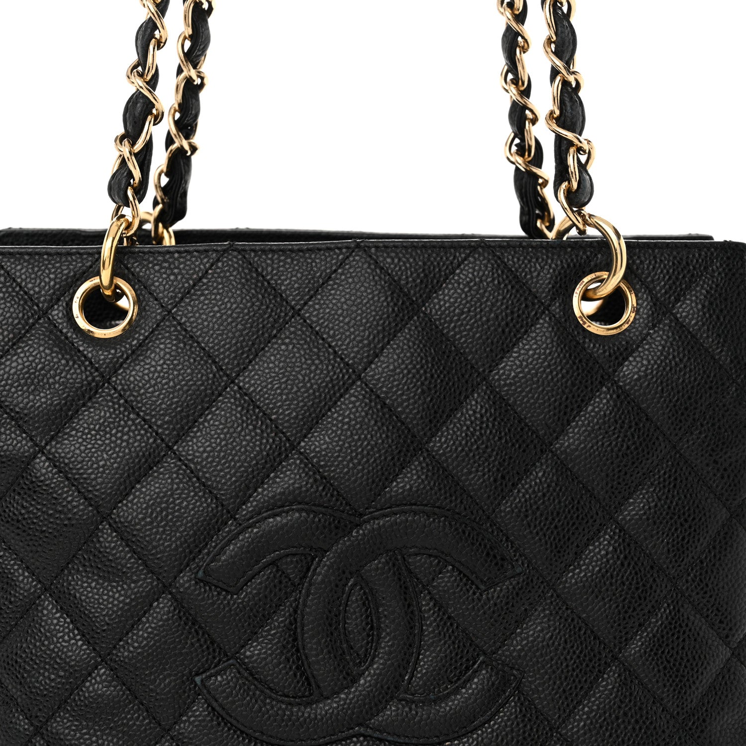 Chanel Caviar Quilted Petit Timeless Tote PTT Black 8 of 15