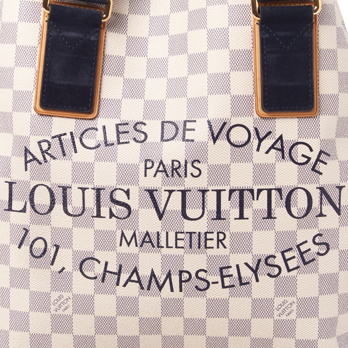 Damier Azur Beach Cabas PM