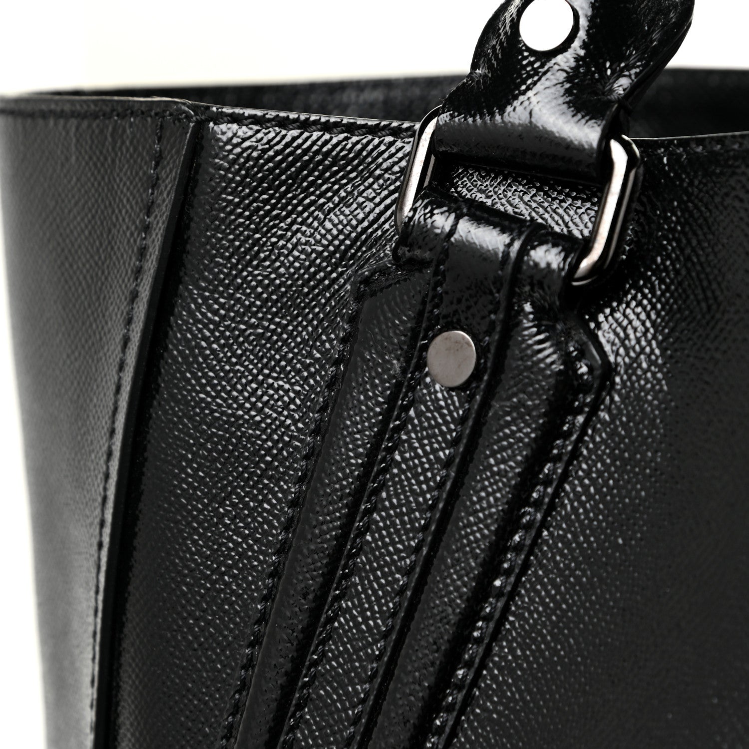 Burberry Patent Large Somerford Tote Black 20 of 20
