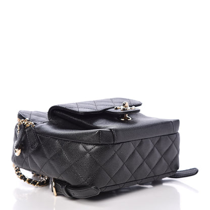 Chanel Caviar Quilted Small CC Day Backpack Black 4 of 9