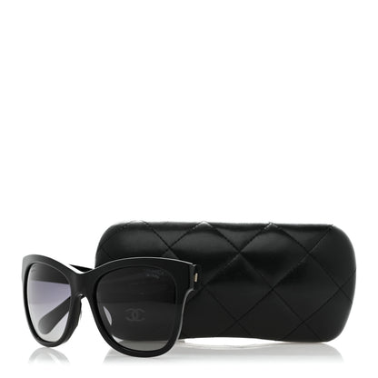 Chanel Acetate Polarized Square CC Sunglasses 5380-A  Black 9 of 9