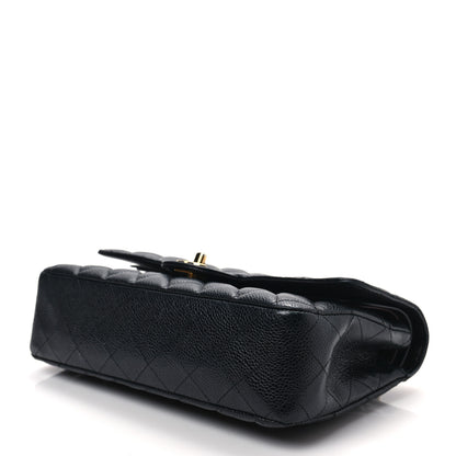 Chanel Caviar Quilted Medium Double Flap Black 8 of 8