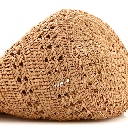 Saint Laurent Raffia Calfskin Small Panier Tote Naturel 9 of 11