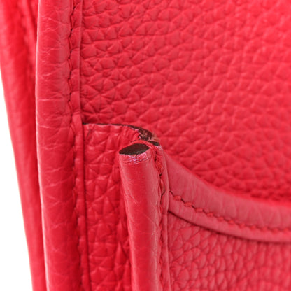 Hermes Taurillon Clemence Evelyne III PM Rose Extreme 14 of 15