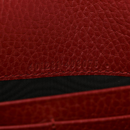 Gucci Calfskin Mini Dionysus Chain Wallet Hibiscus Red 7 of 10