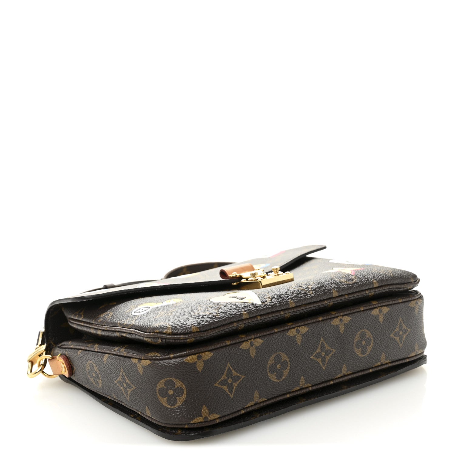 Louis Vuitton Monogram Love Lock Pochette Metis 4 of 14