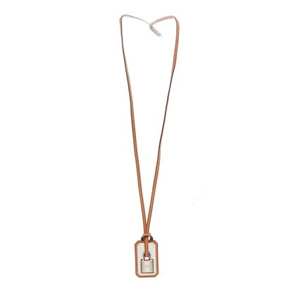 Hermes Swift Large O'Kelly Pendant Necklace Gold 3 of 4