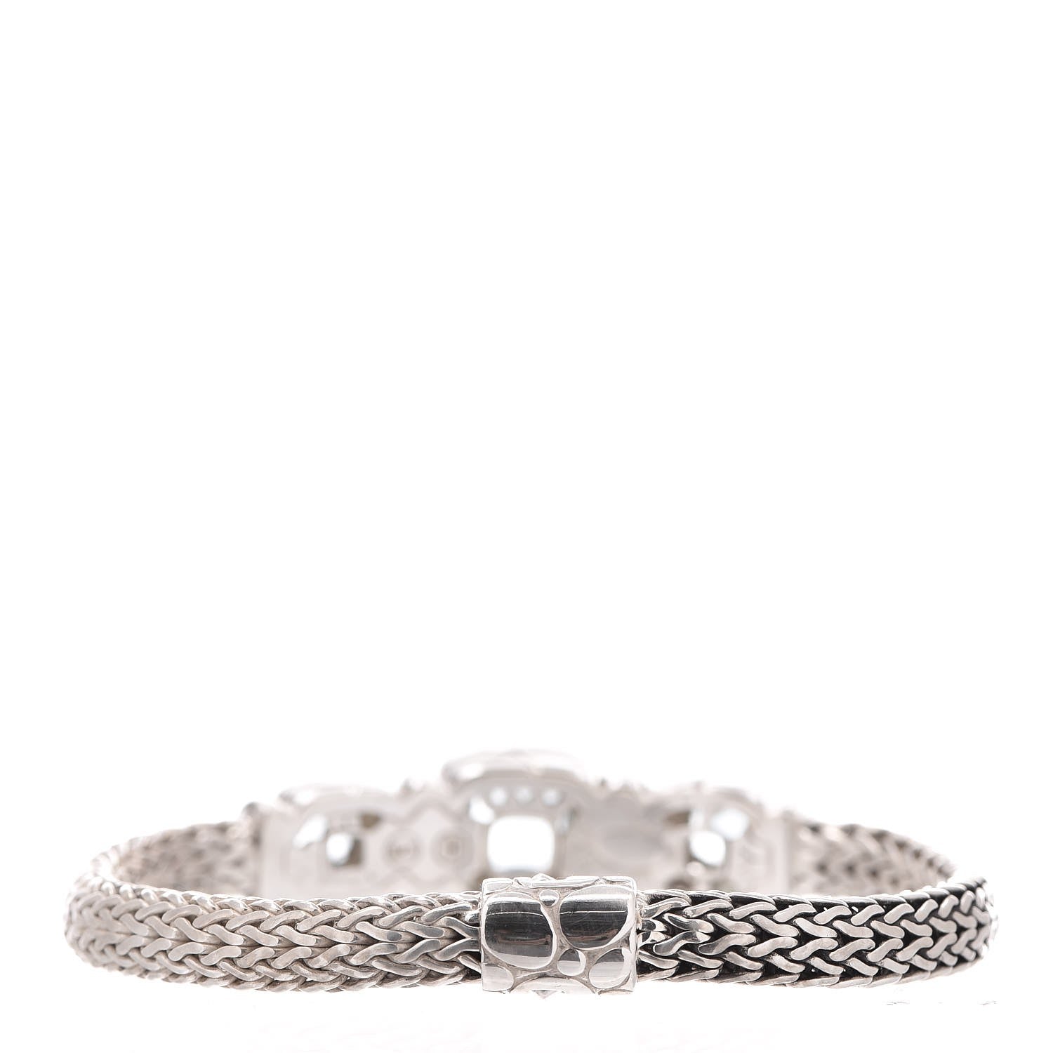 John Hardy Sterling Silver Blue Topaz Batu Kali Bracelet 3 of 4