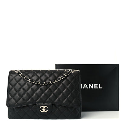 Chanel Caviar Quilted Maxi Single Flap Black 12 of 12